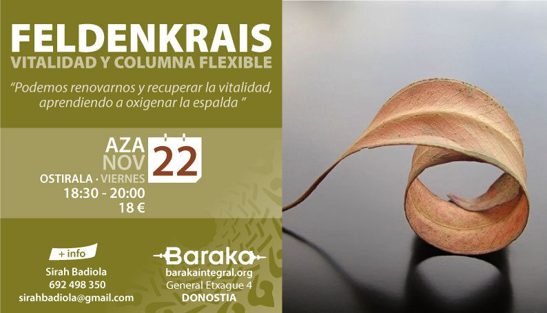 Baraka feldenkrais columna