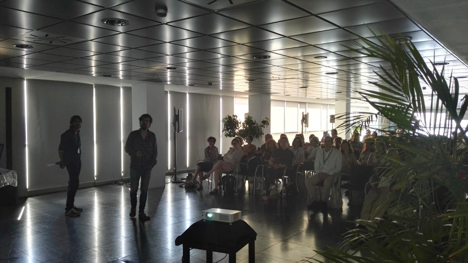 Iñigo Ansorena y Axier Ariznabarreta Baraka en el Congreso de Mindfulness Zaragoza