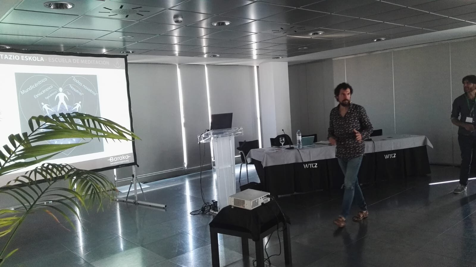 Iñigo Ansorena y Axier Ariznabarreta Baraka en el Congreso de Mindfulness Zaragoza