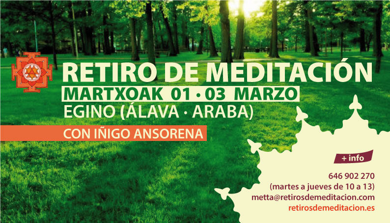 Baraka Retiro de Meditación en Egino con Baraka en marzo de fin de semana