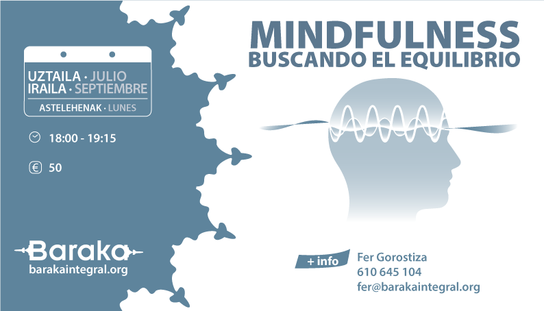 MINDFULNESS & YOGA: EN BUSCA DEL EQUILIBRIO JULIO · SEPT