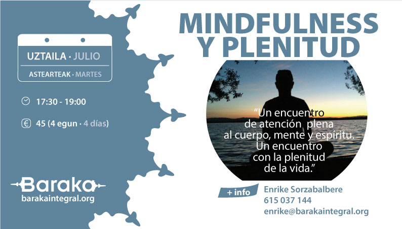 MINDFULNESS Y PLENITUD