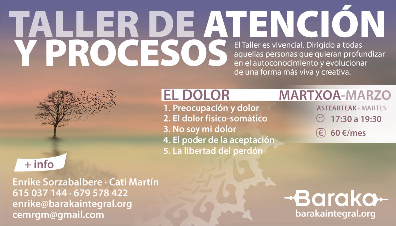 TALLER DE ATENCIÓN Y PROCESOS