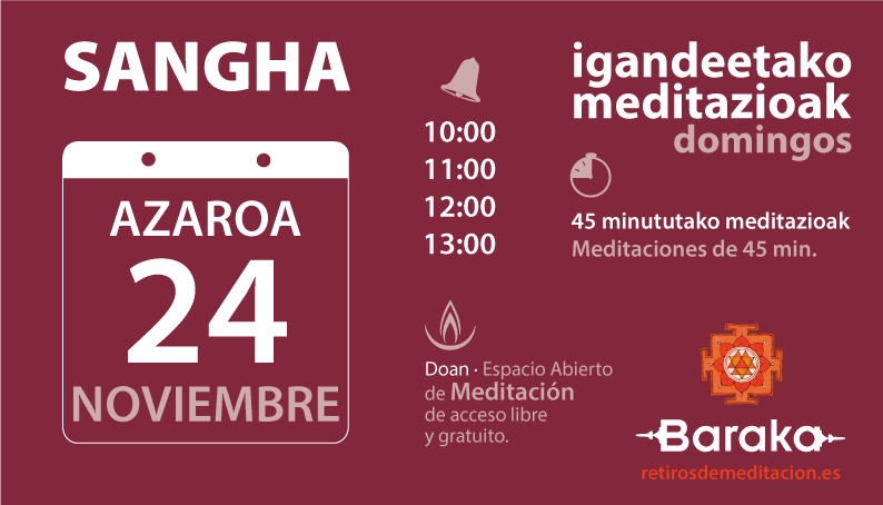 Baraka Sangha noviembre