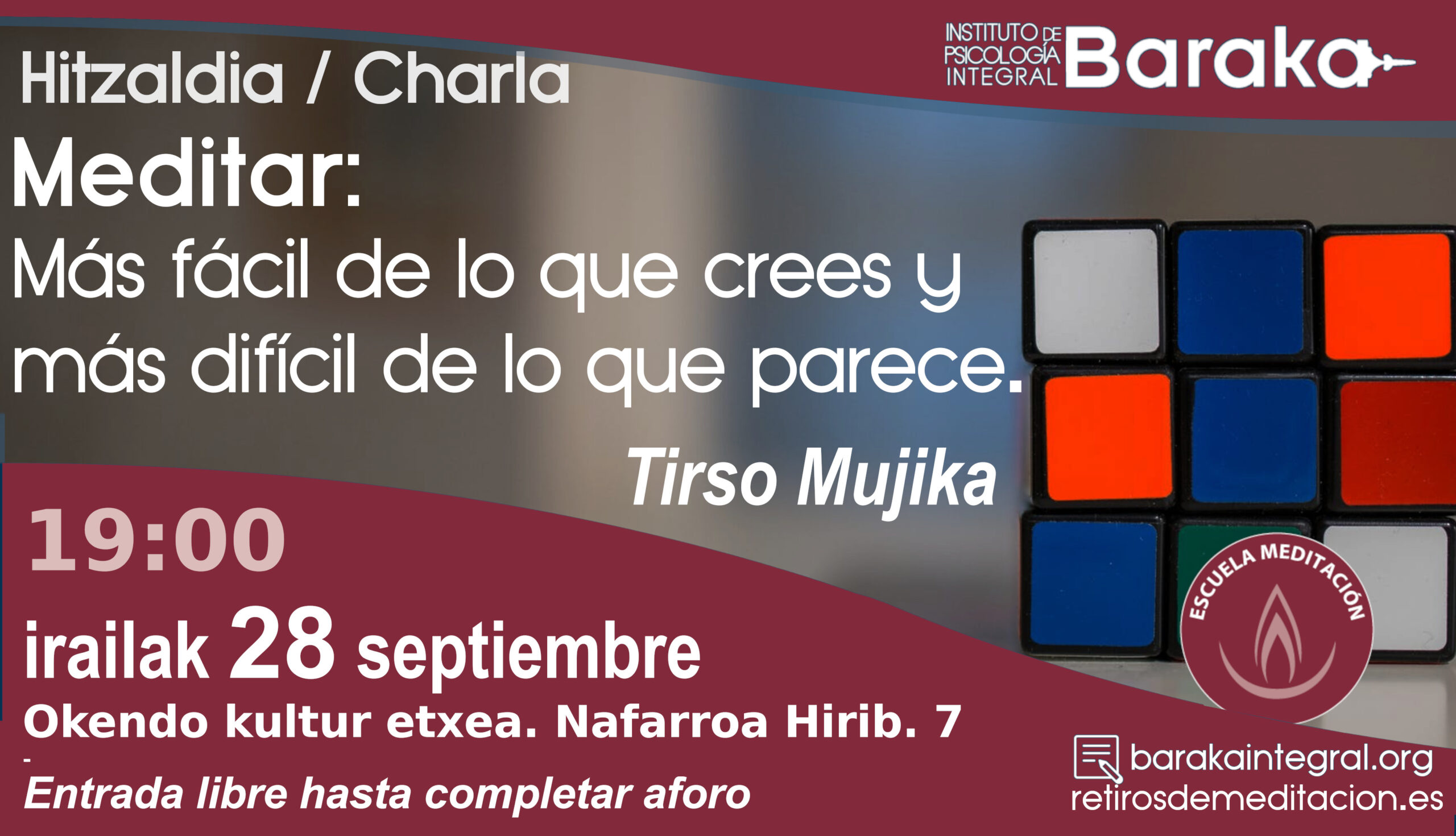 charla meditación baraka